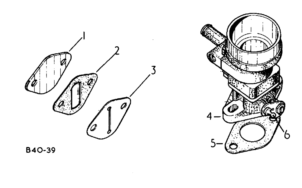 Схема запчастей Case 500 - (12-150) - CARBURETOR AND FUEL FEED PUMP L.P.G. No Description