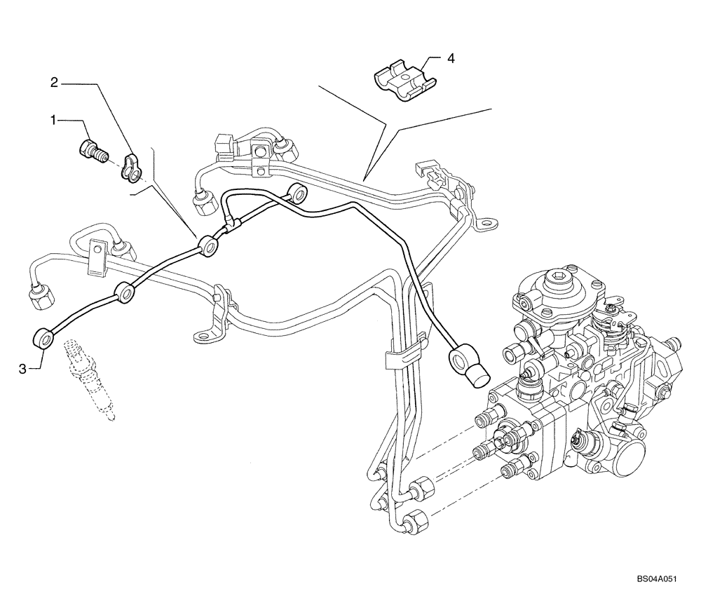 Схема запчастей Case 440 - (03-11) - FUEL INJECTION SYSTEM (03) - FUEL SYSTEM