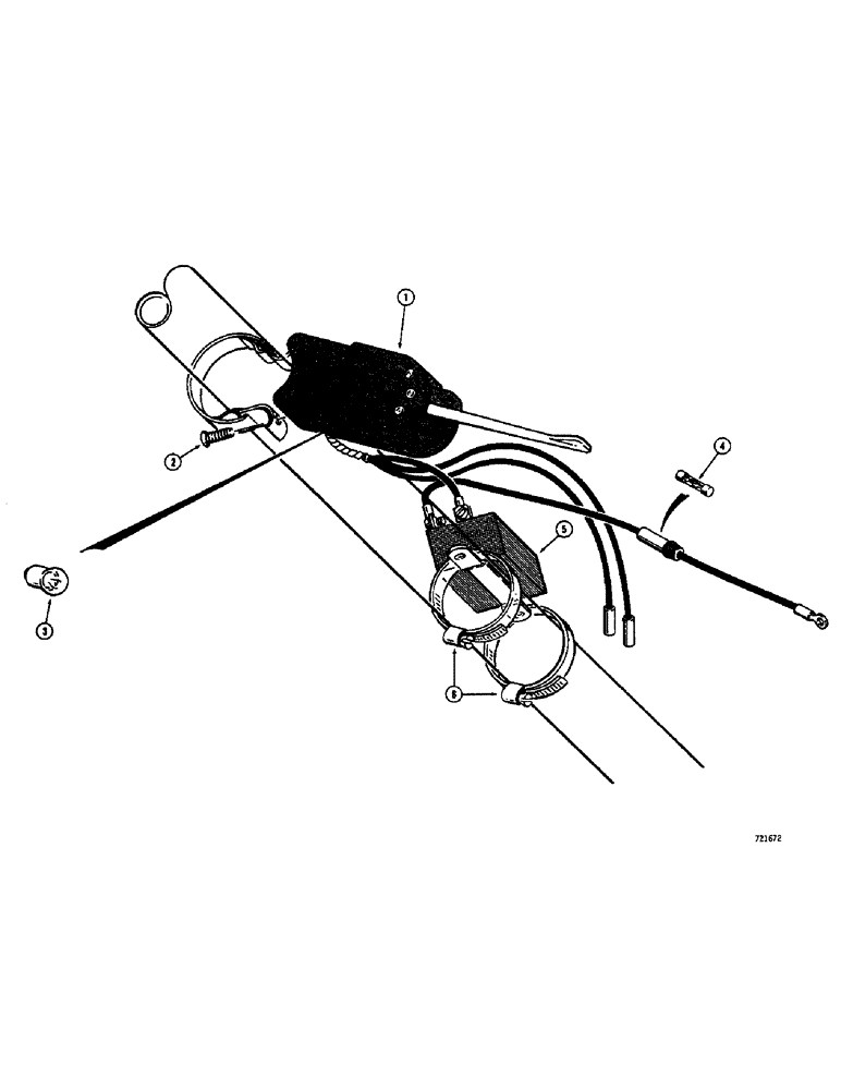 Схема запчастей Case 680CK - (056) - ELECTRICAL SYSTEM, TURN SIGNAL AND FLASHER CONTROL (55) - ELECTRICAL SYSTEMS