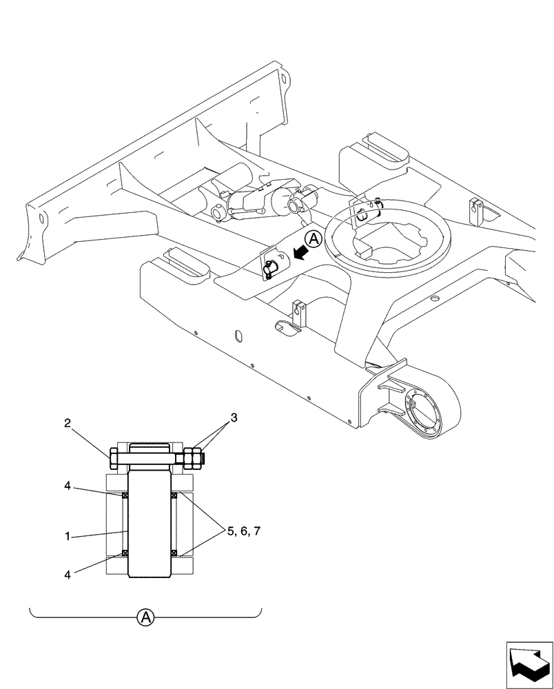 Схема запчастей Case CX31B - (02-020[00]) - DOZER INSTAL (86) - DOZER