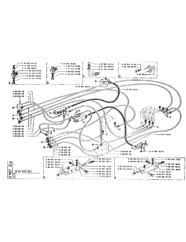 Схема запчастей Case 90CL - (070) - NO DESCRIPTION PROVIDED (07) - HYDRAULIC SYSTEM