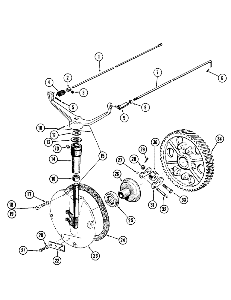 Схема запчастей Case W10B - (044) - GOVERNOR, (377) SPARK IGNITION ENGINE (03) - FUEL SYSTEM