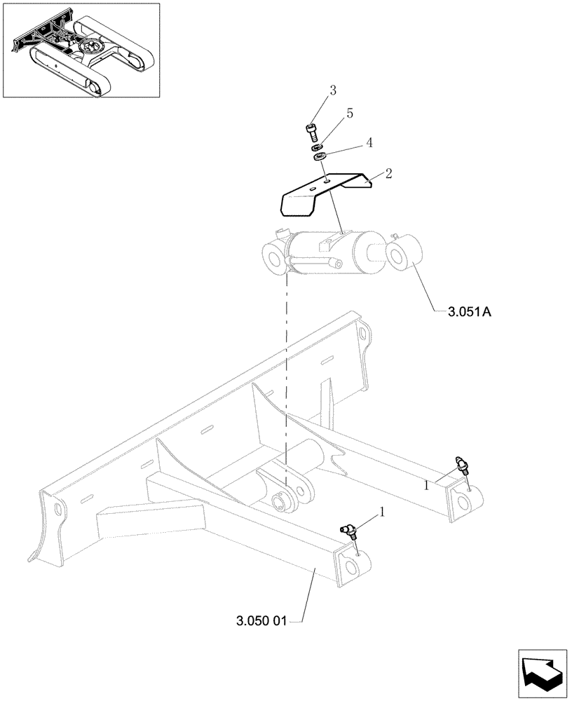 Схема запчастей Case CX31B - (3.050[02]) - DOZER BLADE ASSEMBLY (86) - DOZER