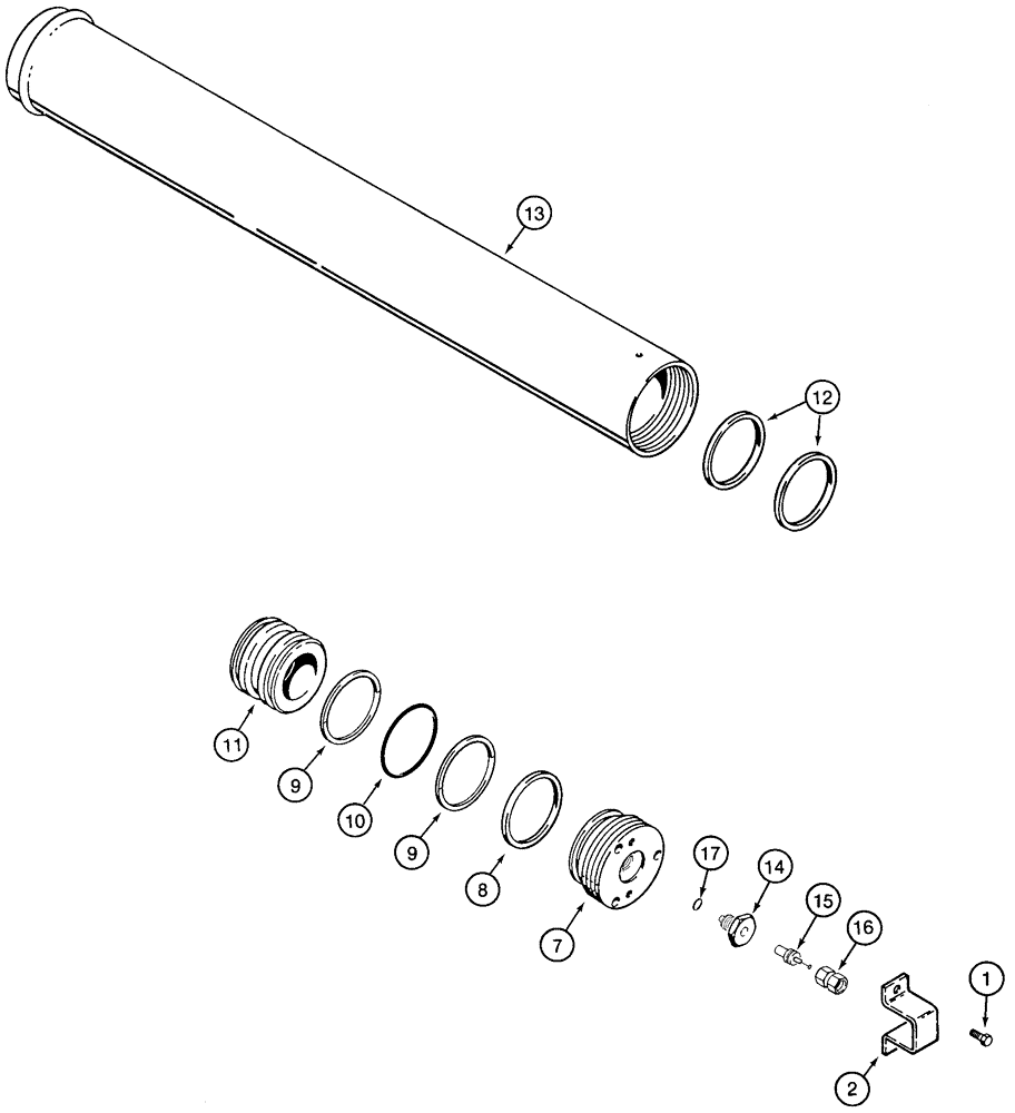 Схема запчастей Case 921C - (08-59) - ACCUMULATOR - RIDE CONTROL (08) - HYDRAULICS