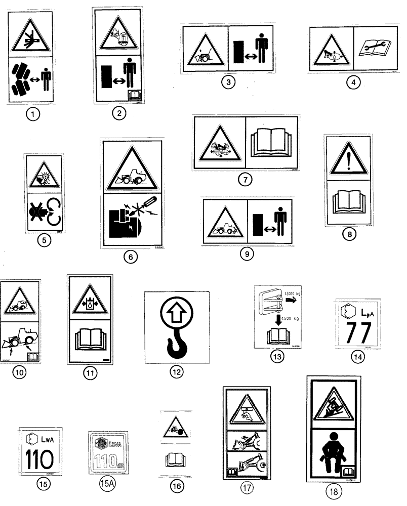 Схема запчастей Case 921C - (09-76) - DECALS (09) - CHASSIS