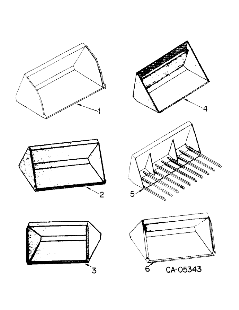 Схема запчастей Case 4150 - (17-03) - MOUNTED EQUIPMENT, LOADER BUCKET ATTACHEMENTS Mounted Equipment