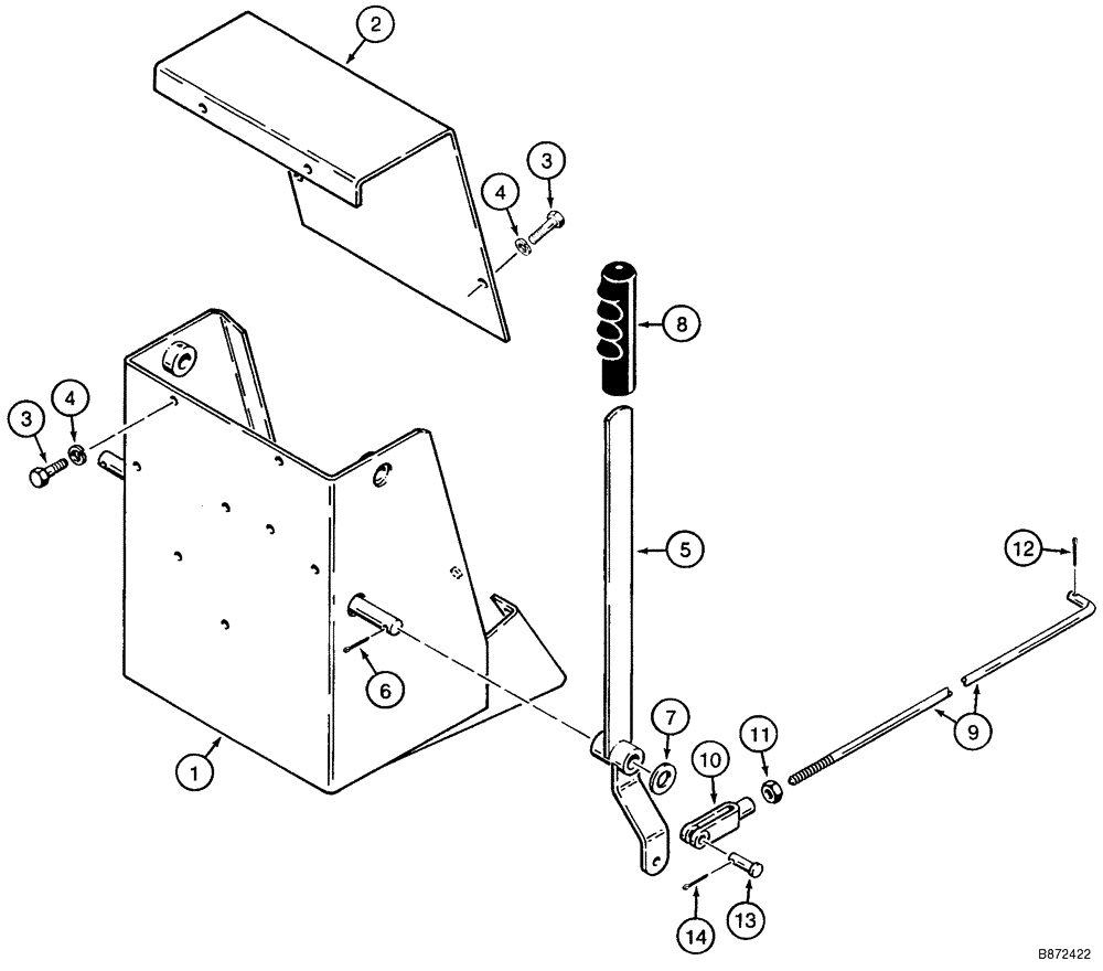 Схема запчастей Case TF300B - (06-09) - CONSOLE, CONTROLS, AND LINKAGE (06) - POWER TRAIN