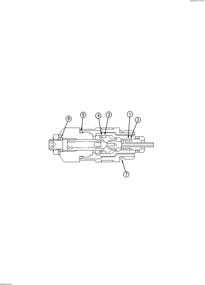 Схема запчастей Case 9060 - (8-077A) - 155745A1 RELIEF VALVE (08) - HYDRAULICS