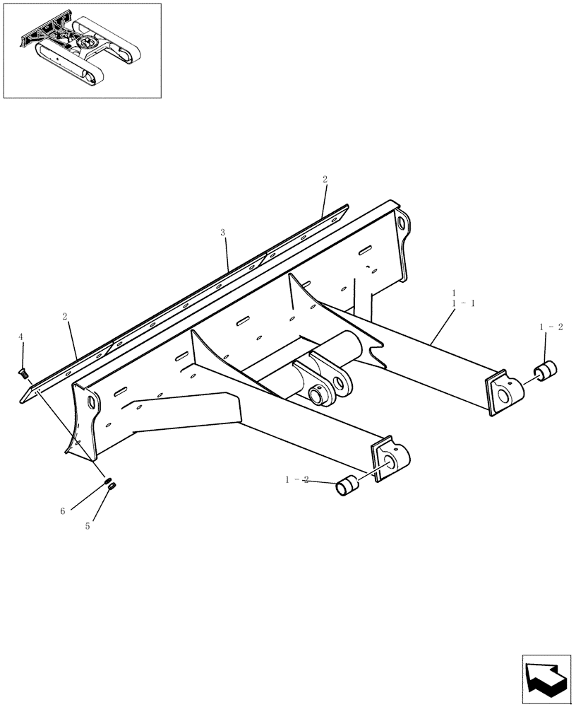 Схема запчастей Case CX31B - (830-01[1]) - DOZER BLADE - MOUNTING (86) - DOZER