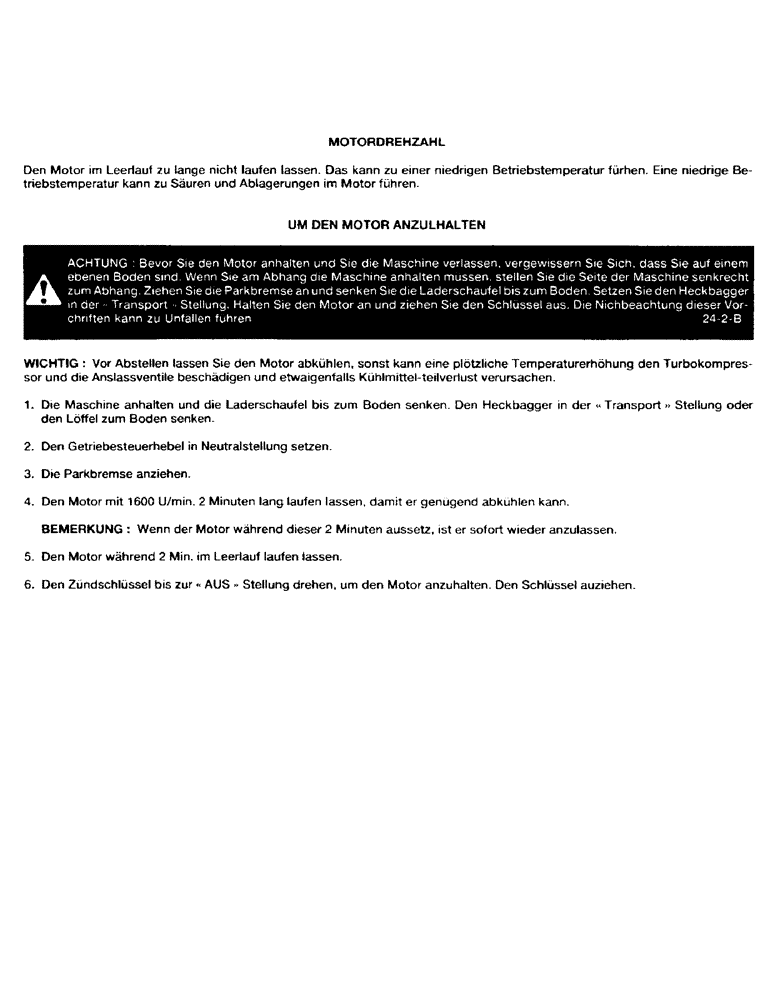 Схема запчастей Case 580G - (09) - MOTORDREHZAHL (10) - ENGINE