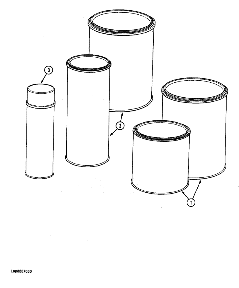 Схема запчастей Case 688 - (9-118) - PAINTS (09) - CHASSIS