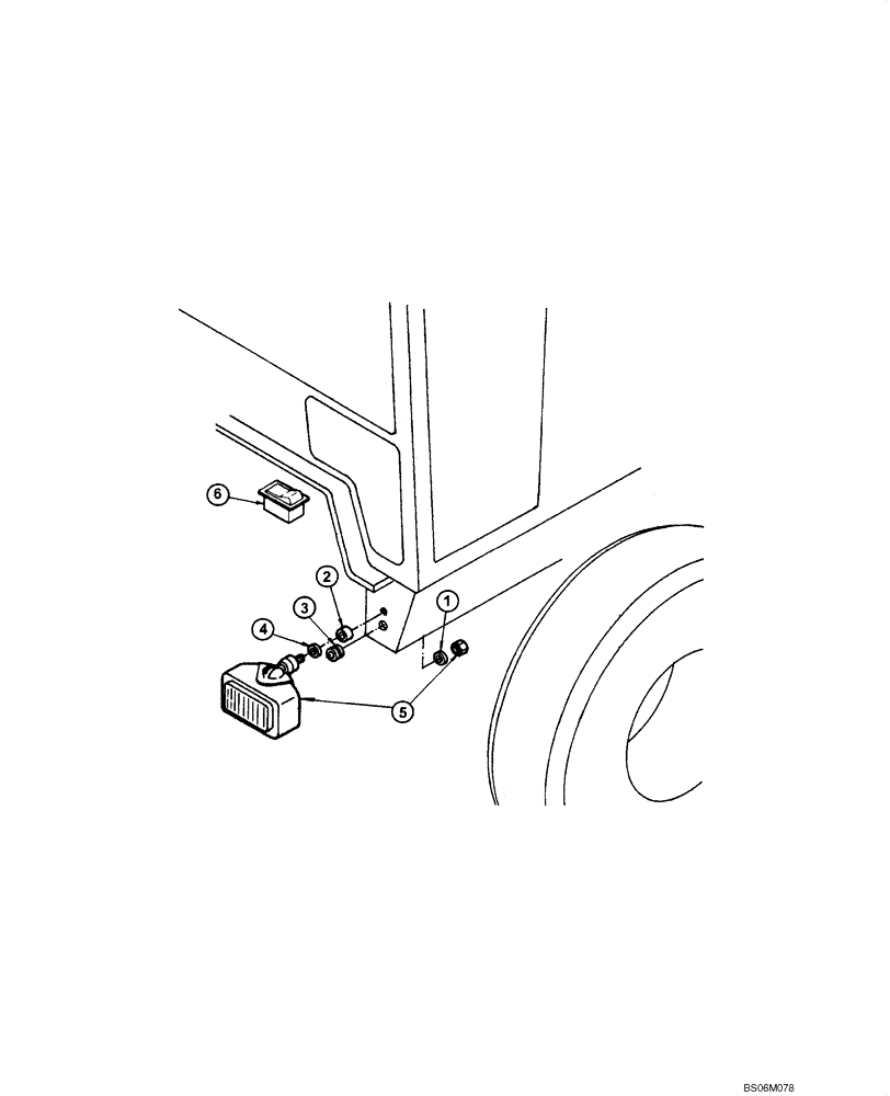 Схема запчастей Case 845 - (04.31[00]) - LOWER CAB HEADLIGHTS (04) - ELECTRICAL SYSTEMS