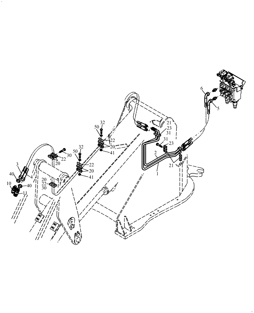 Схема запчастей Case 121E - (20.571[2991935000]) - HYDRAULIC SYSTEM ADDITIONAL FUNCT. (35) - HYDRAULIC SYSTEMS