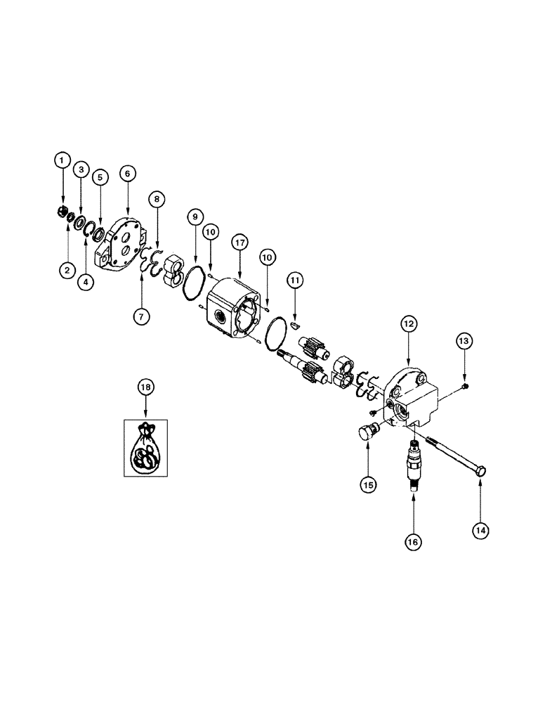 Схема запчастей Case 845 DHP - (08-072[01]) - ENGINE COOLING SYSTEM - HYDRAULIC MOTOR (08) - HYDRAULICS