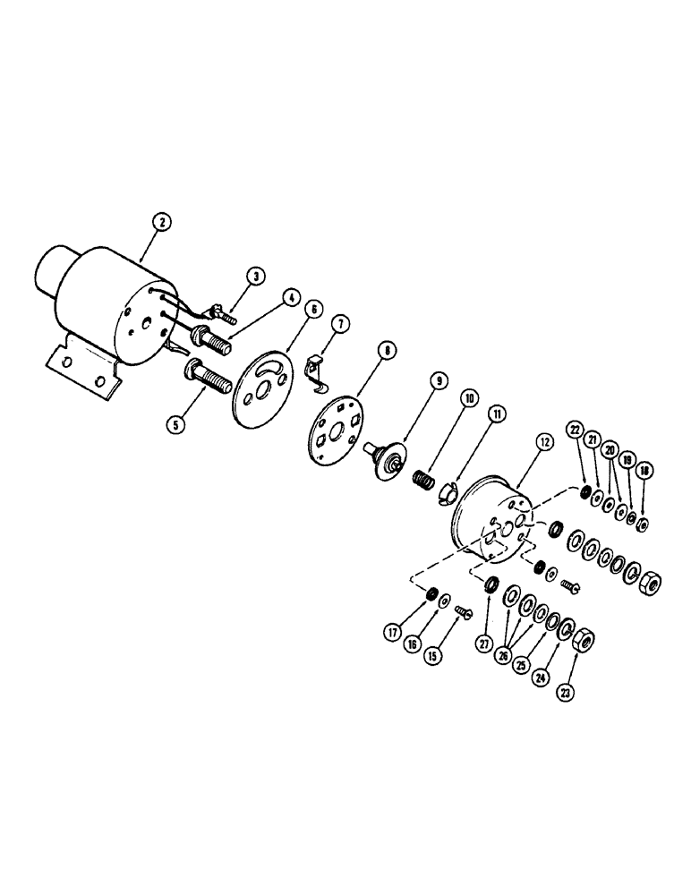 Схема запчастей Case 475 - (044) - A43846 AND A42326 SOLENOIDS (55) - ELECTRICAL SYSTEMS