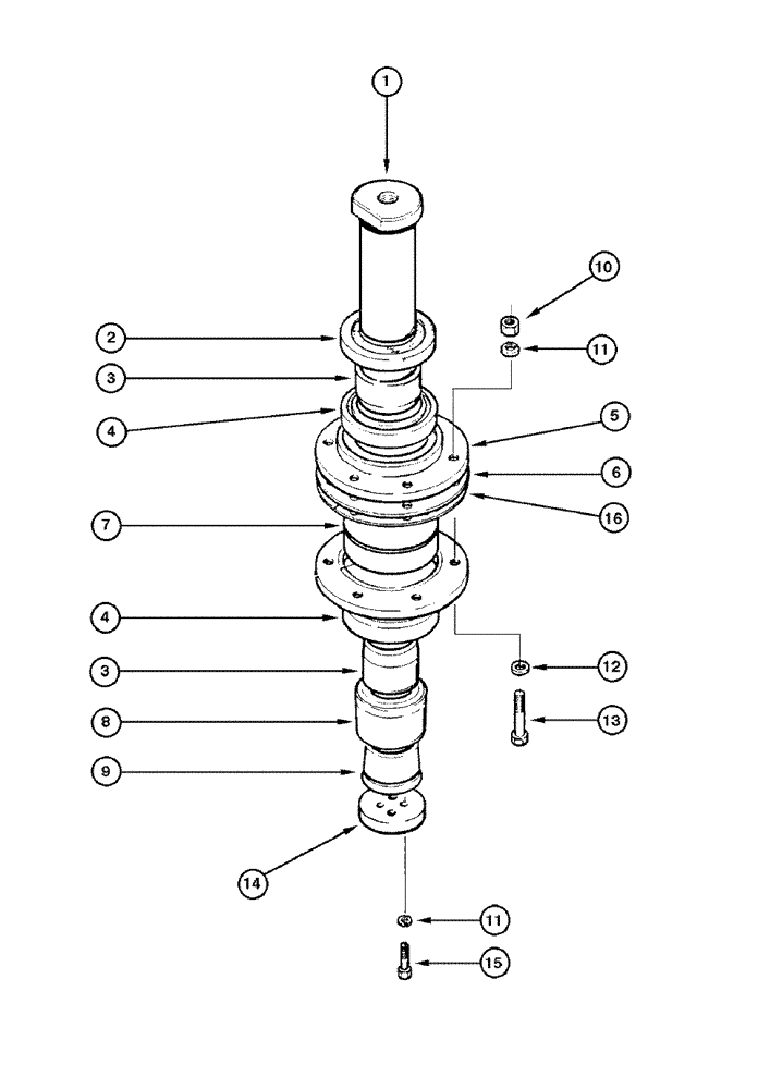 Схема запчастей Case 865 DHP - (9-006) - LINK ASSEMBLY (09) - CHASSIS