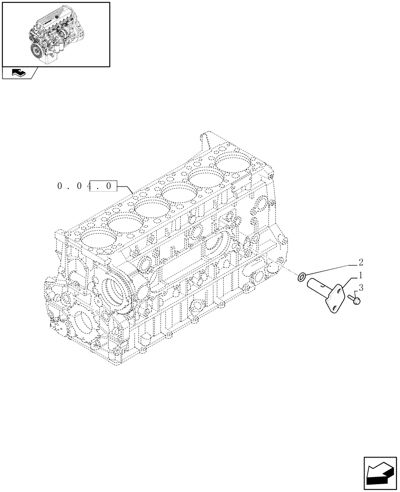 Схема запчастей Case F3AE0684S E908 - (0.30.3) - OIL PRESSURE REGULATION VALVE (99459425) 