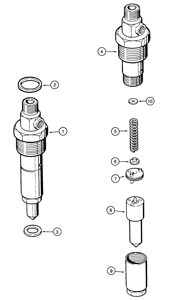 Схема запчастей Case 550H - (3-15) - FUEL INJECTION, NOZZLE, 4-390/4T-390 EMISSIONS CERTIFIED ENGINE (03) - FUEL SYSTEM