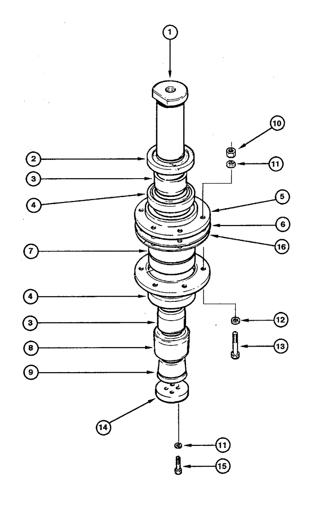 Схема запчастей Case 865 - (09.03[00]) - LINK ASSEMBLY (09) - CHASSIS