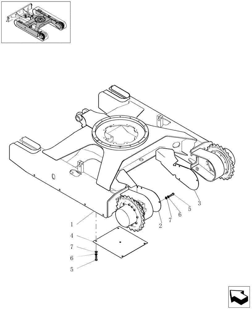 Схема запчастей Case CX31B - (3.000[01]) - LOWER FRAME (35) - HYDRAULIC SYSTEMS