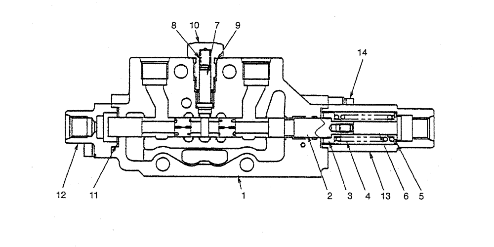 Схема запчастей Case CX27B PV13 - (07-007) - VALVE ASSY, CONTROL [TRAVEL (RIGHT)] ELECTRICAL AND HYDRAULIC COMPONENTS