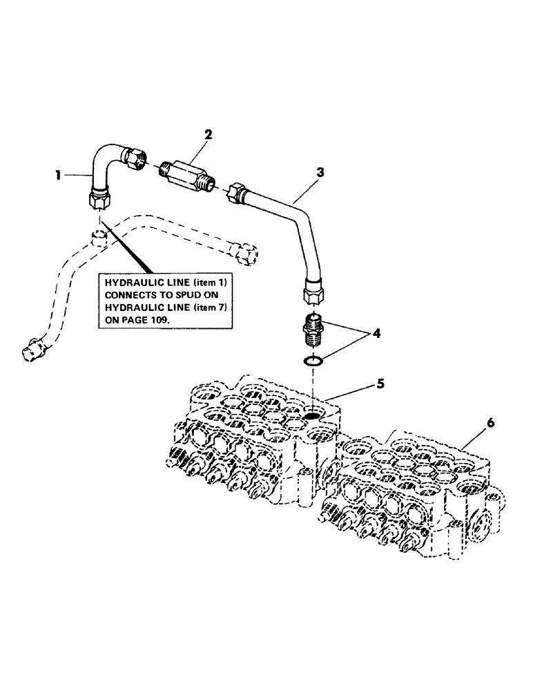 Схема запчастей Case 35YC - (167) - FAST HOIST HYDRAULICS (07) - HYDRAULIC SYSTEM