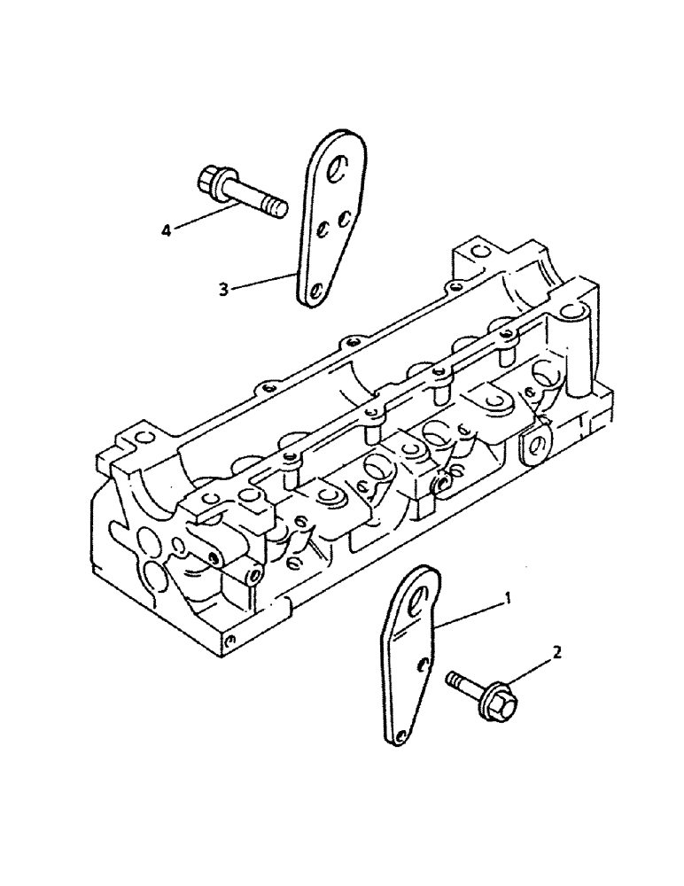 Схема запчастей Case 221B - (2-62) - ENGINE LIFTING, 121B (DAH1215912-) / 221B (DAH2215913-) (02) - ENGINE