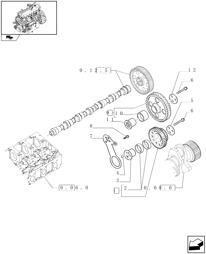 Схема запчастей Case F2CE9684C E015 - (0.10.0) - INTERMEDIATE CONTROLS (504129274) 