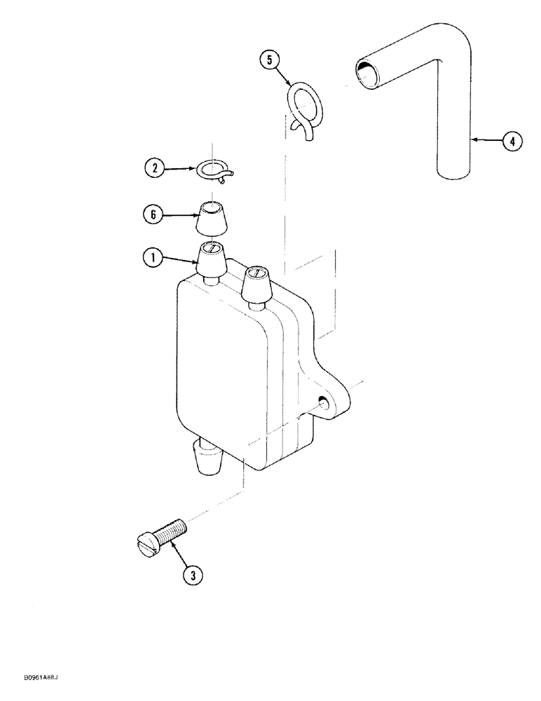 Схема запчастей Case 1818 - (3-22) - FUEL PUMP, GASOLINE MODELS (03) - FUEL SYSTEM