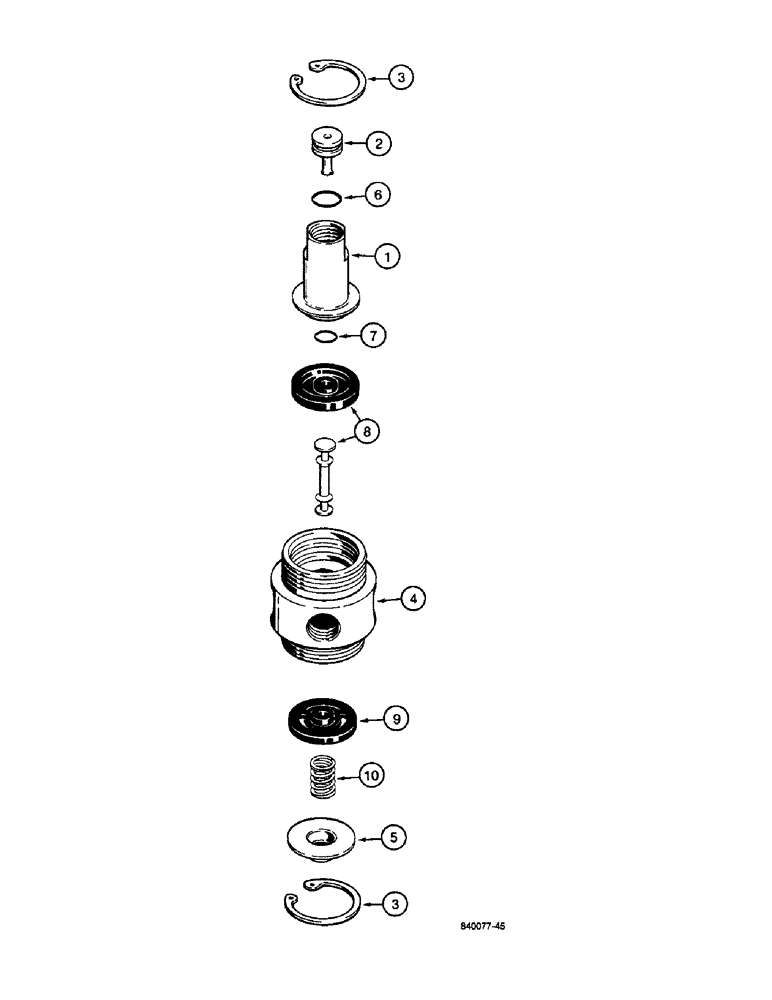 Схема запчастей Case W36 - (7-368) - L109922 PILOT VALVE (07) - BRAKES