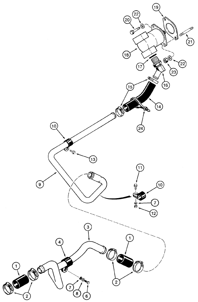 Схема запчастей Case 750H - (08-02) - HYDRAULICS EQUIPMENT (08) - HYDRAULICS