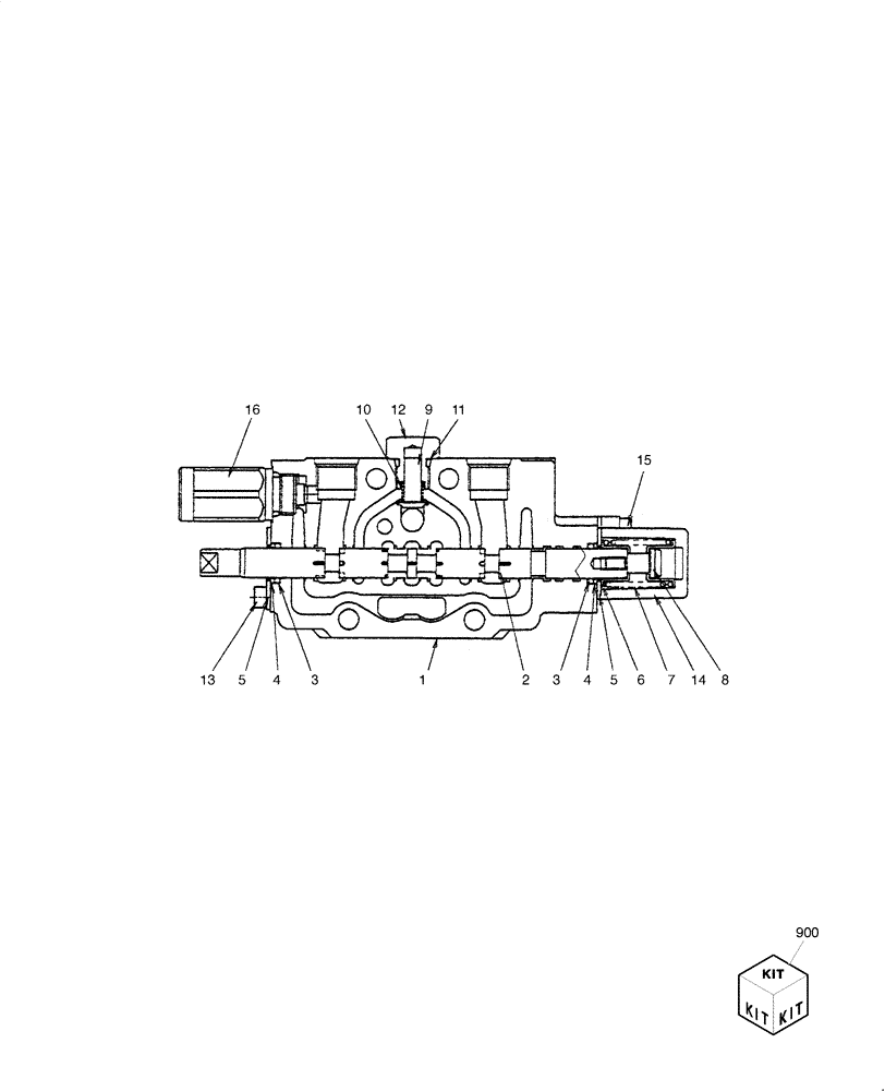 Схема запчастей Case CX20B - (HC007-01[1]) - HYDRAULIC CONTROL VALVE - COMPONENTS - RELIEF VALVE (BOOM SWING) (35) - HYDRAULIC SYSTEMS