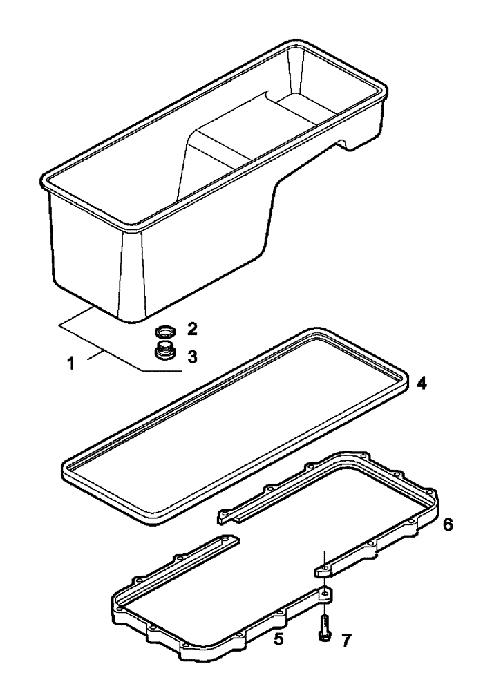 Схема запчастей Case 340 - (01A00000246[001]) - ENGINE - CRANKCASE (10) - ENGINE