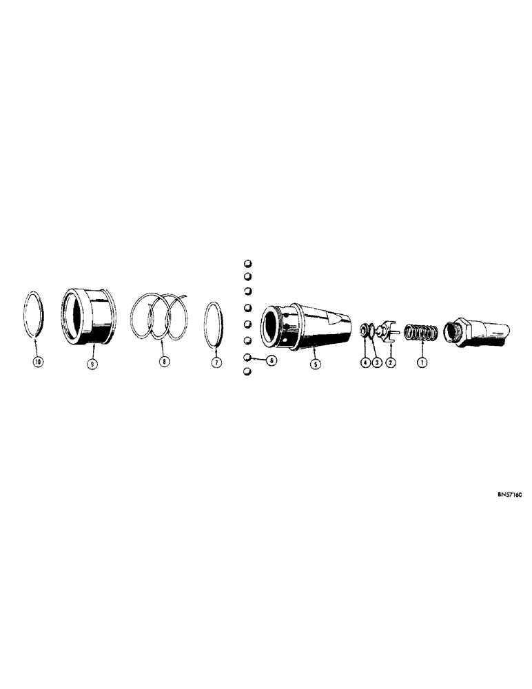 Схема запчастей Case 310F - (224) - 4026AA PULL BEHIND COUPLING - FEMALE (07) - HYDRAULIC SYSTEM