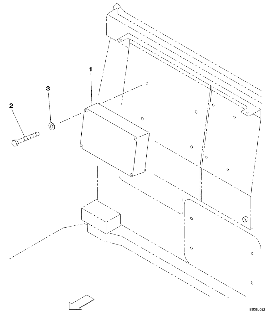 Схема запчастей Case CX800B - (04-09) - ELECTRONIC UNIT, CONTROL (04) - ELECTRICAL SYSTEMS