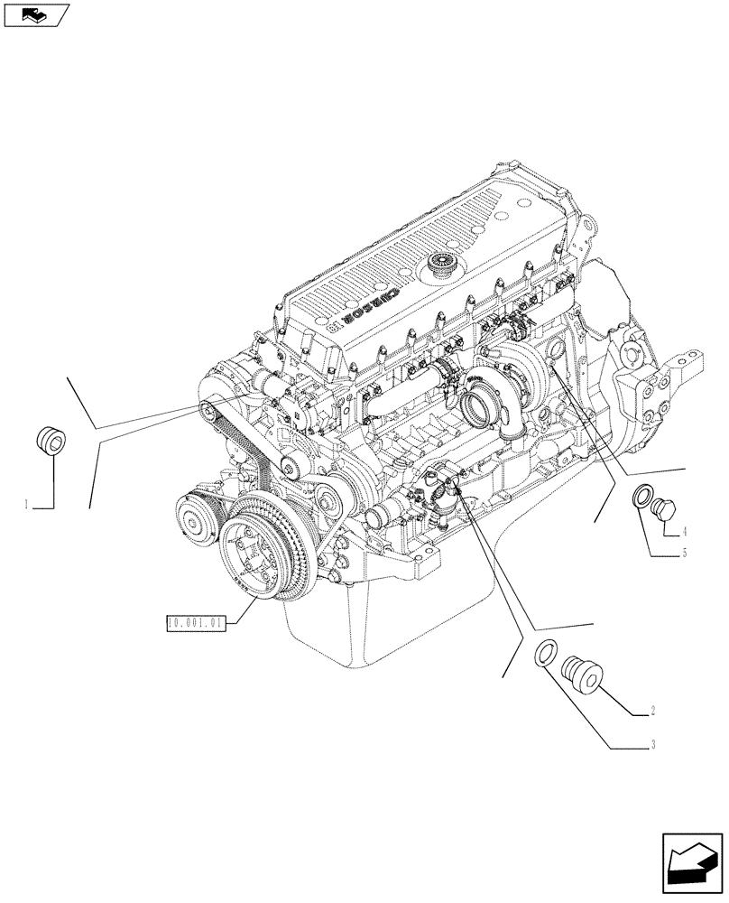 Схема запчастей Case F3BE0684N E915 - (10.408.02) - HEAT EXCHANGER - ENGINE (504236475-504069778) (10) - ENGINE