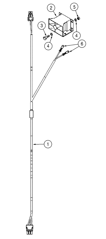 Схема запчастей Case 521D - (04-27) - MOUNTING - BACKUP ALARM (04) - ELECTRICAL SYSTEMS