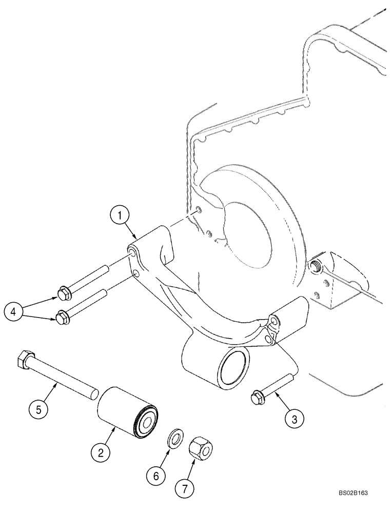 Схема запчастей Case 821C - (02-02) - MOUNTING, ENGINE (Dec 17 2009 3:29PM) (02) - ENGINE