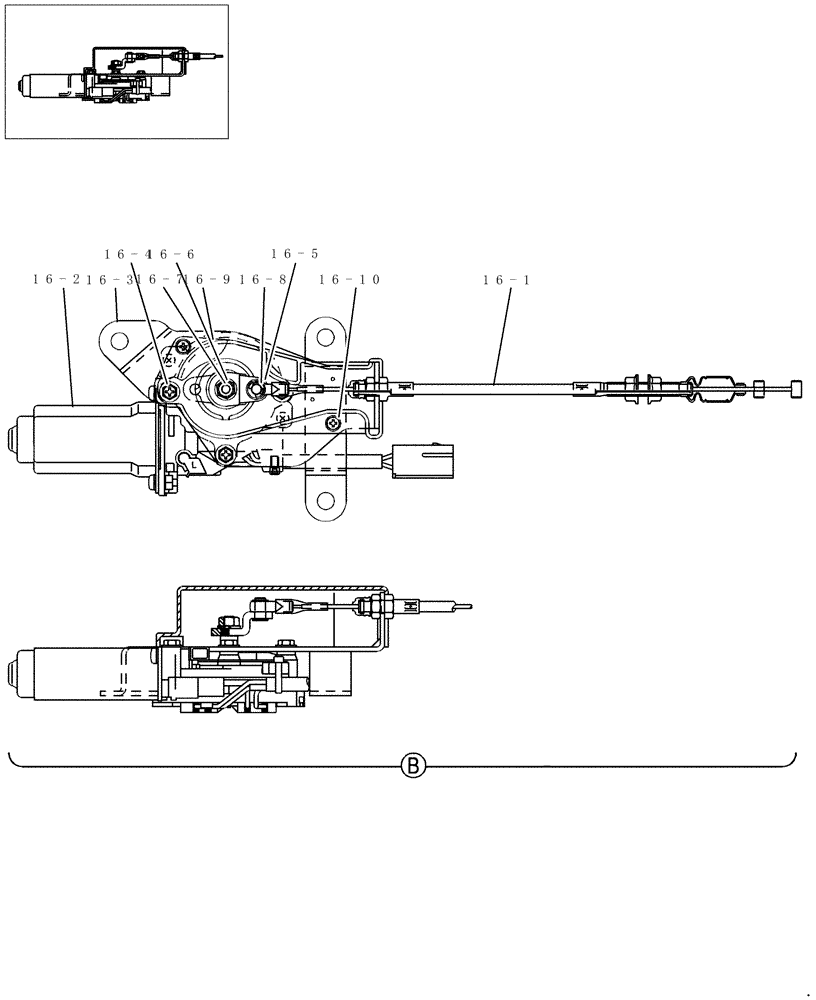 Схема запчастей Case CX36B - (065-01[2]) - ENGINE ACCELERATOR CONTROLS (WITH DECEL) (10) - ENGINE