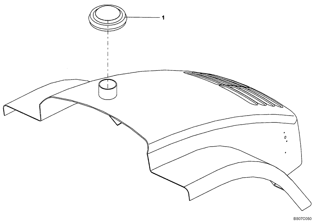 Схема запчастей Case SV216 - (10.202.02) - COVER, AIR INLET (GROUP 192) (ND133652) (10) - ENGINE