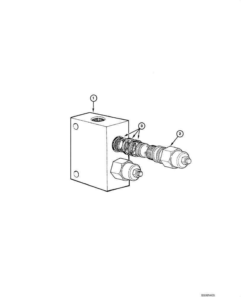 Схема запчастей Case 845 - (08.67A[00]) - VALVE RETAINER - ASSEMBLY (08) - HYDRAULICS