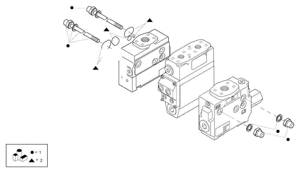 Схема запчастей Case 325 - (5.800A[05G]) - DUMPING SYSTEM - DISTRIBUTION VALVE (10) - Cab/Cowlings