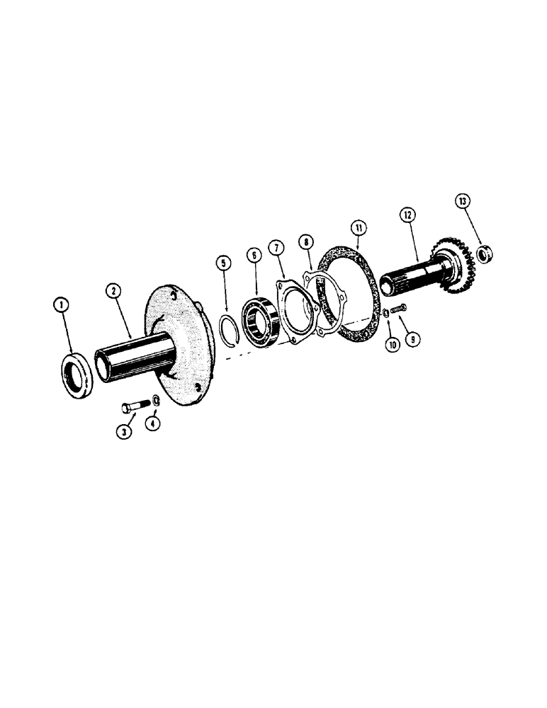 Схема запчастей Case 530CK - (072) - HYDRAULIC PUMP DRIVE - STANDARD DRIVE (35) - HYDRAULIC SYSTEMS