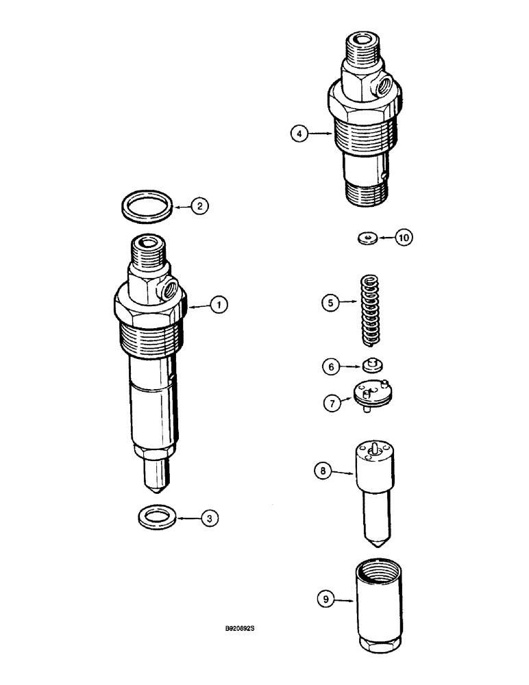 Схема запчастей Case 580L - (3-18) - FUEL INJECTION NOZZLE, 4-390 EMISSIONS CERTIFIED ENGINE,4T-390 EMISSIONS CERTIFIED ENGINE (03) - FUEL SYSTEM