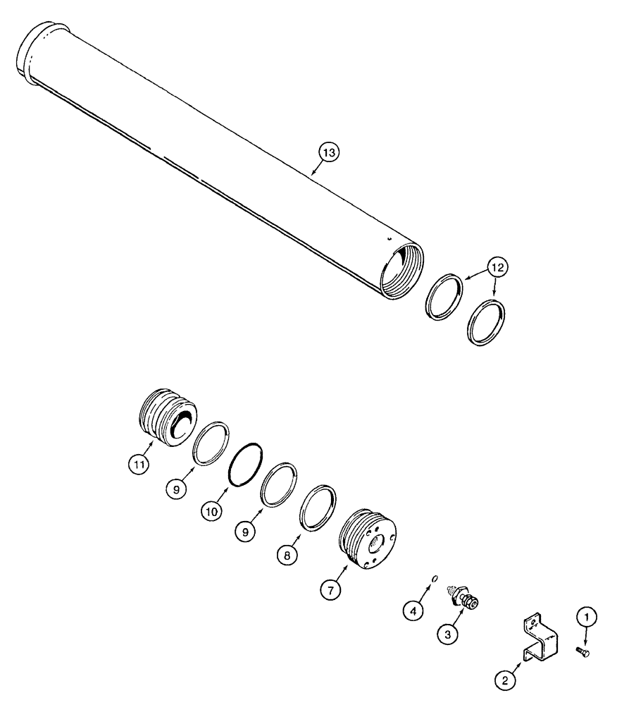 Схема запчастей Case 921B - (7-028) - ACCUMULATOR ASSEMBLY BRAKE (07) - BRAKES