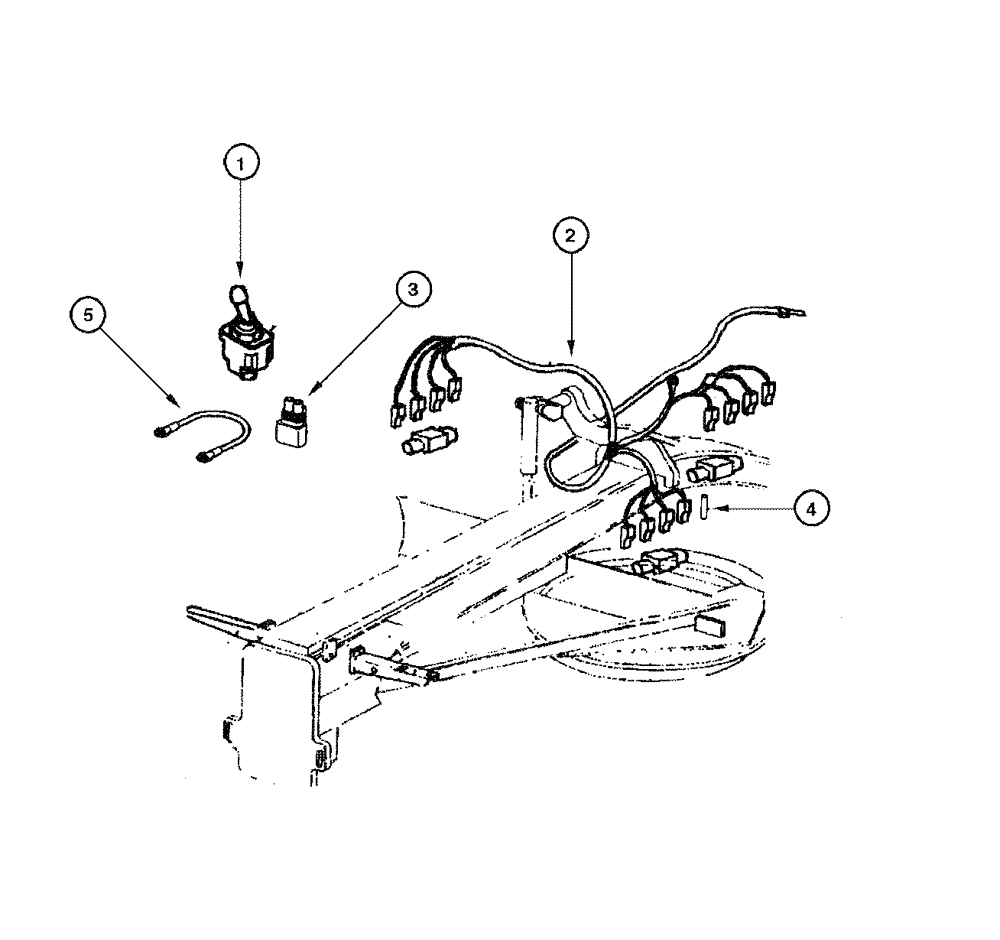 Схема запчастей Case 865 DHP - (4-038) - ELECTRIC SYSTEM - HYDRAULIC ACCUMULATOR (04) - ELECTRICAL SYSTEMS