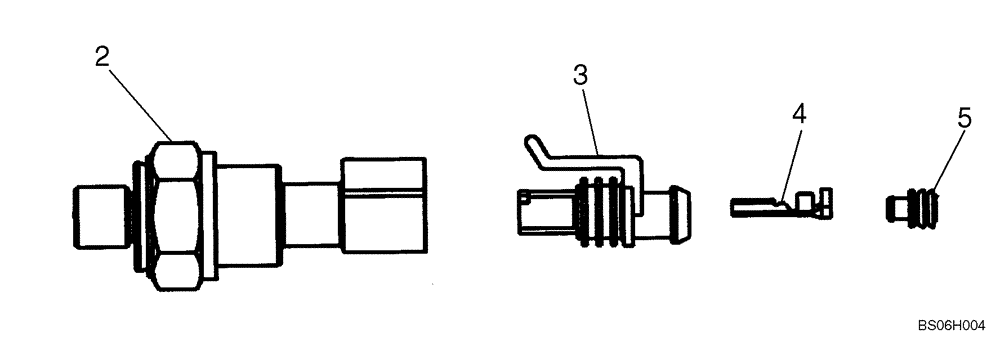 Схема запчастей Case 440CT - (04-04A) - SWITCH ASSY - OIL PRESSURE (04) - ELECTRICAL SYSTEMS