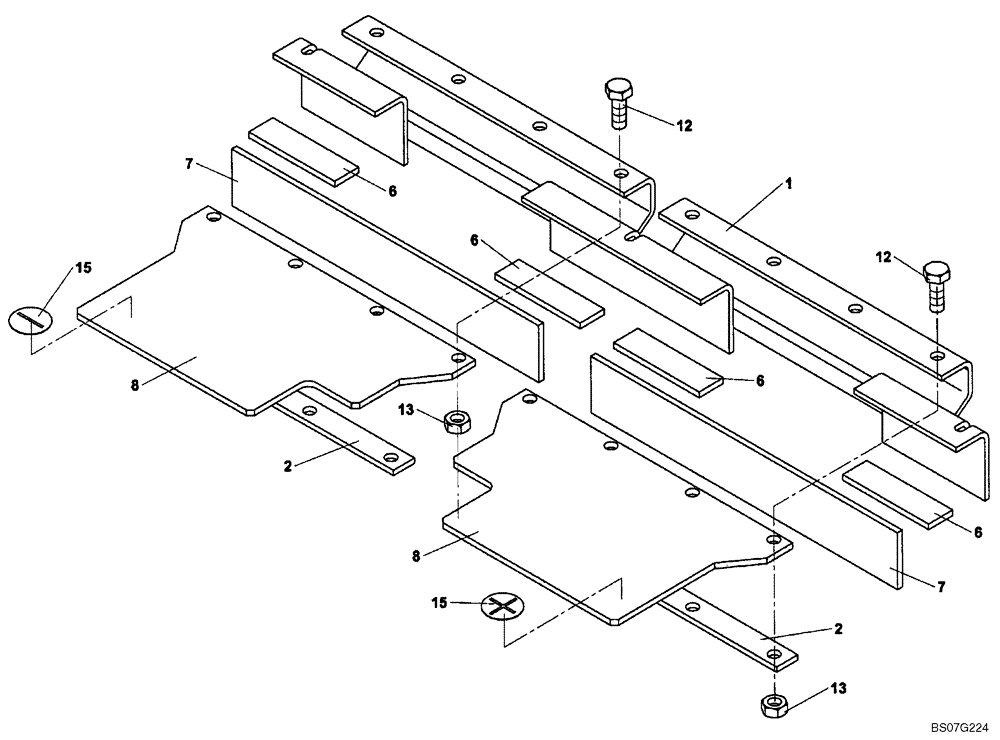 Схема запчастей Case SV210 - (09-04[01]) - HOLDER, BATTERY (GROUP 473-2) (ND112489) (09) - CHASSIS/ATTACHMENTS