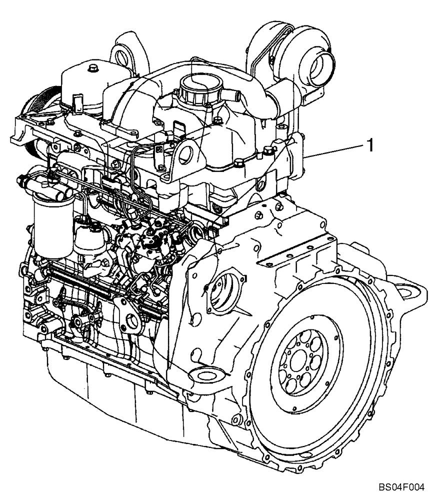 Схема запчастей Case 450 - (02-08) - ENGINE (02) - ENGINE