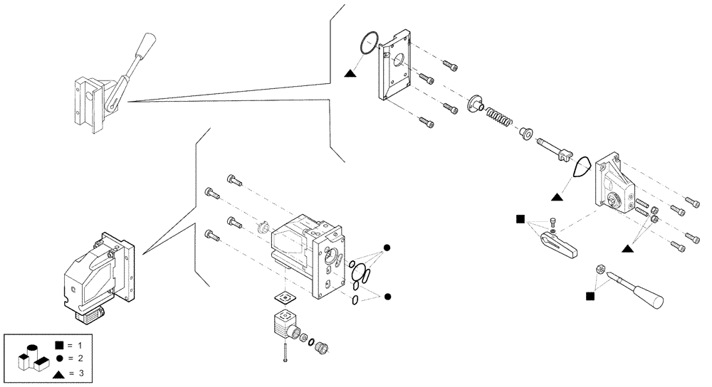 Схема запчастей Case 325 - (5.800A[05F]) - DUMPING SYSTEM - DISTRIBUTION VALVE (10) - Cab/Cowlings